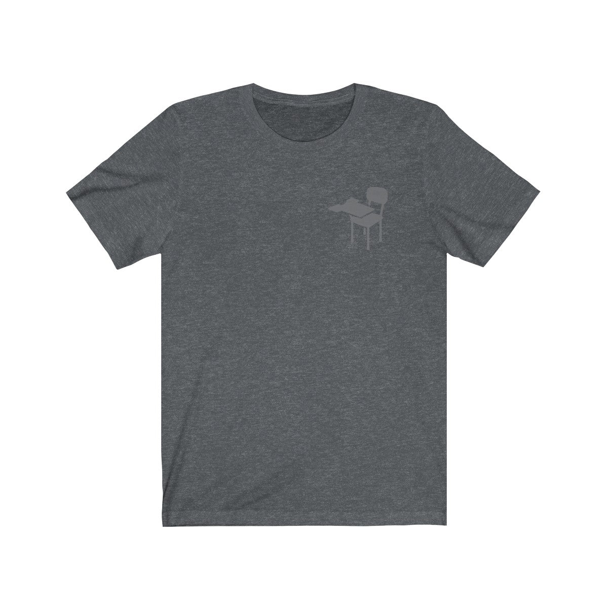 Tshirt Help desk Icon Left Chest Short Sleeve Tee