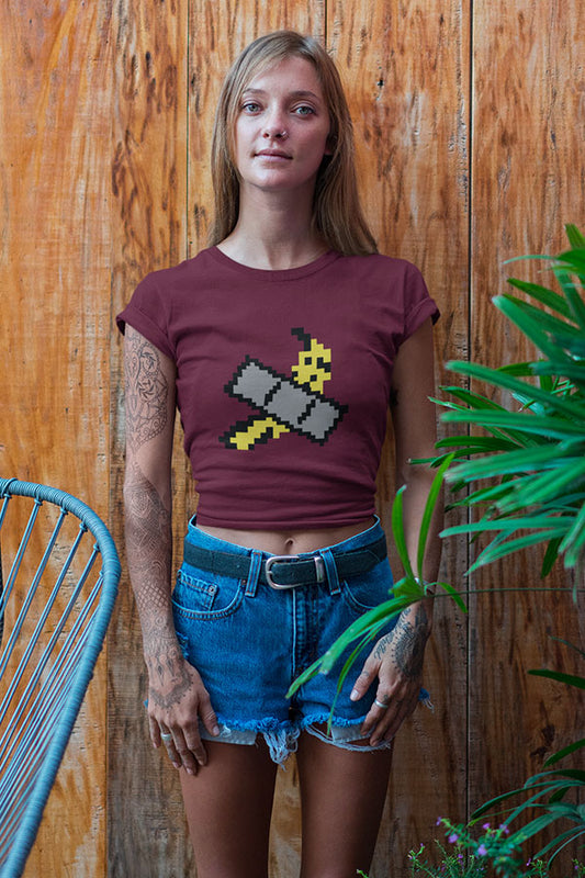 Pixelated Banana Art Tee